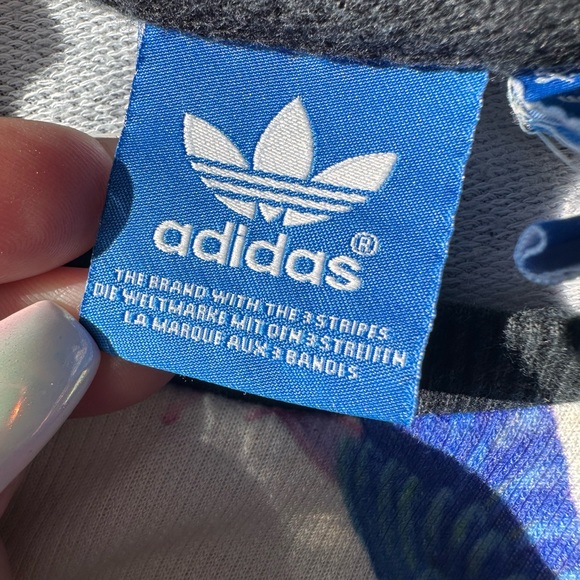 Adidas Florera Exotic Birds Trefoil Crew Sweatshirt - Picture 6 of 9